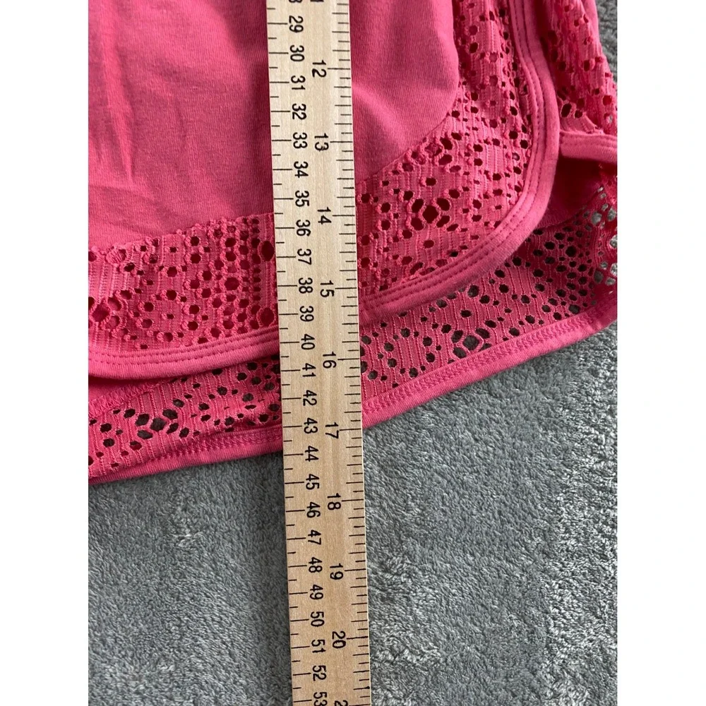 Torrid Pink Eyelet Lace Trim Dolphin Shorts Plus Size 3 Cotton Stretch Lounge